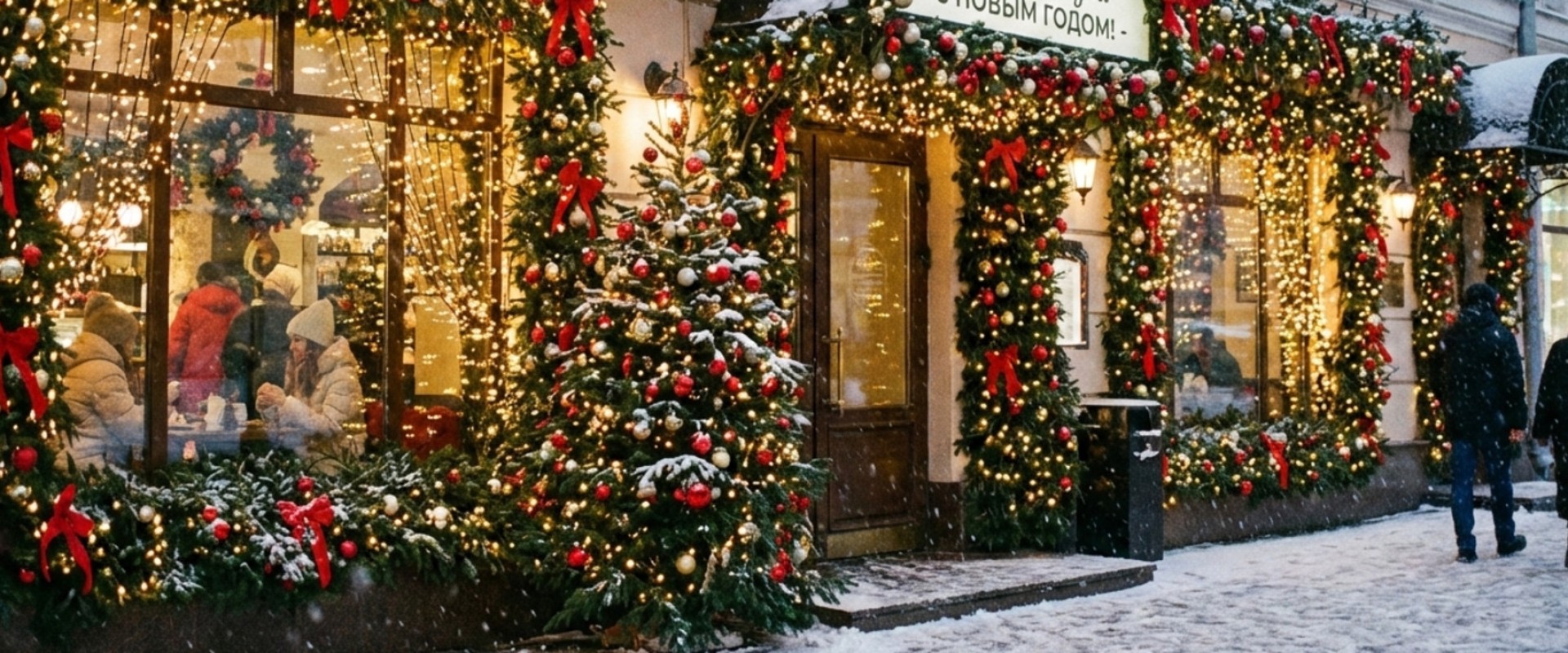 Власти Петербурга разработали типовой стиль праздничного оформления кафе и магазинов. Новости за 4 февраля 2026 года